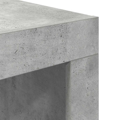 Konferenční Stolek Betonově Šedý 50X50X35 Cm Kompozitní Dřevo