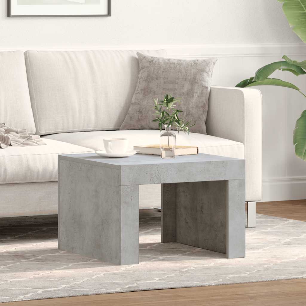 Konferenční Stolek Betonově Šedý 50X50X35 Cm Kompozitní Dřevo