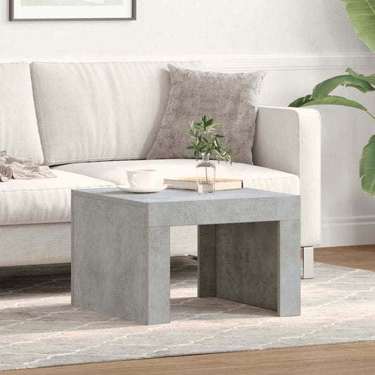 Konferenční Stolek Betonově Šedý 50X50X35 Cm Kompozitní Dřevo