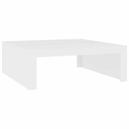 Konferenční Stolek Bílý 100 X 100 X 35 Cm Kompozitní Dřevo