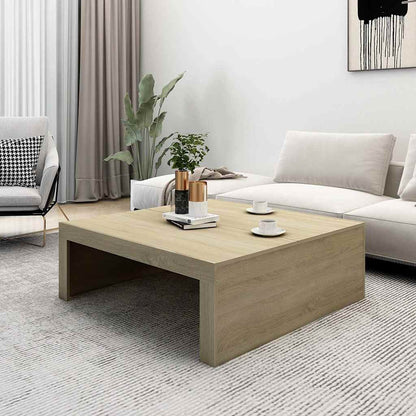 Konferenční Stolek Dub Sonoma 100X100X35 Cm Kompozitní Dřevo