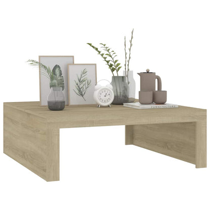 Konferenční Stolek Dub Sonoma 100X100X35 Cm Kompozitní Dřevo