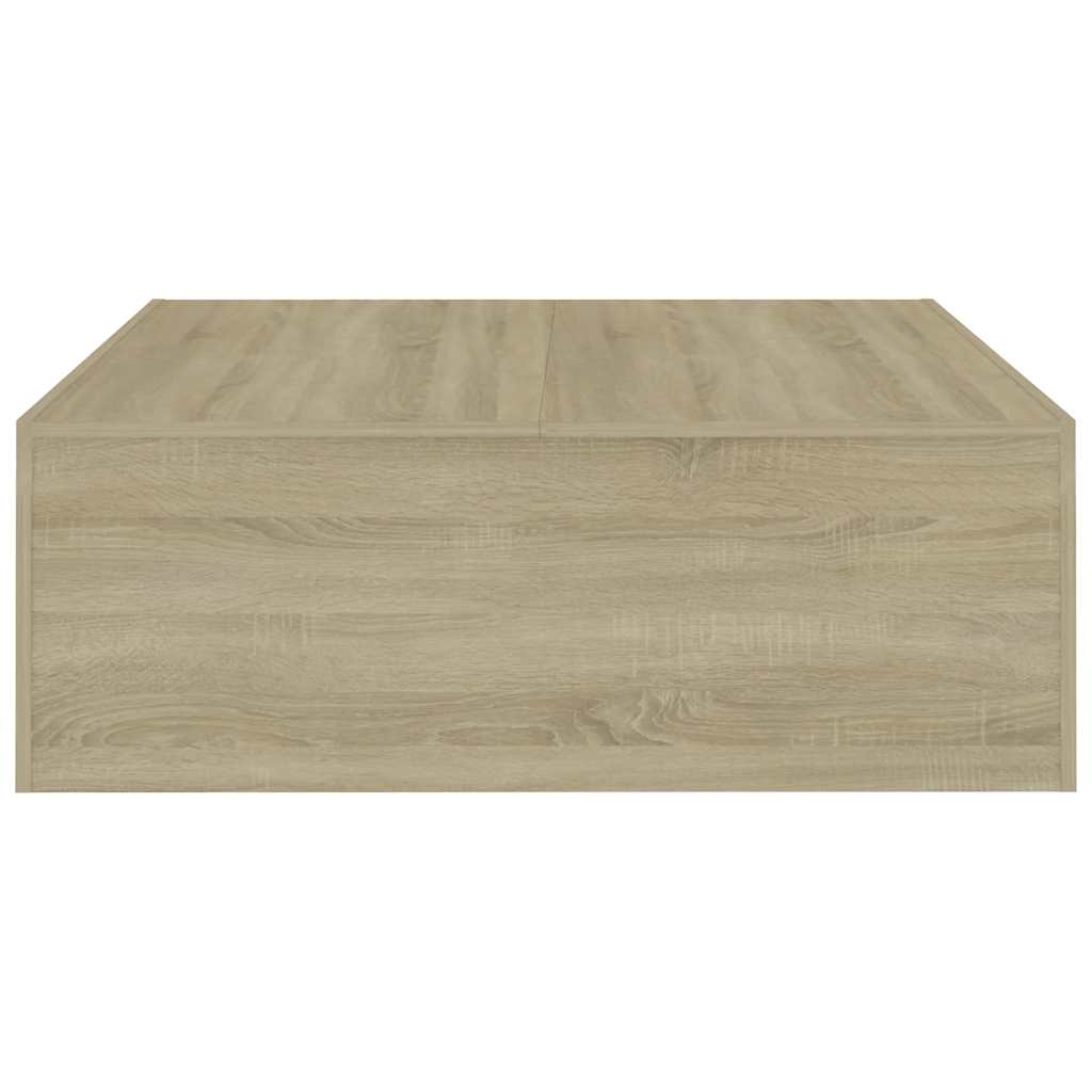 Konferenční Stolek Dub Sonoma 100X100X35 Cm Kompozitní Dřevo