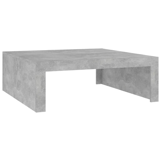 Konferenční Stolek Betonově Šedý 100X100X35 Cm Kompozitní Dřevo