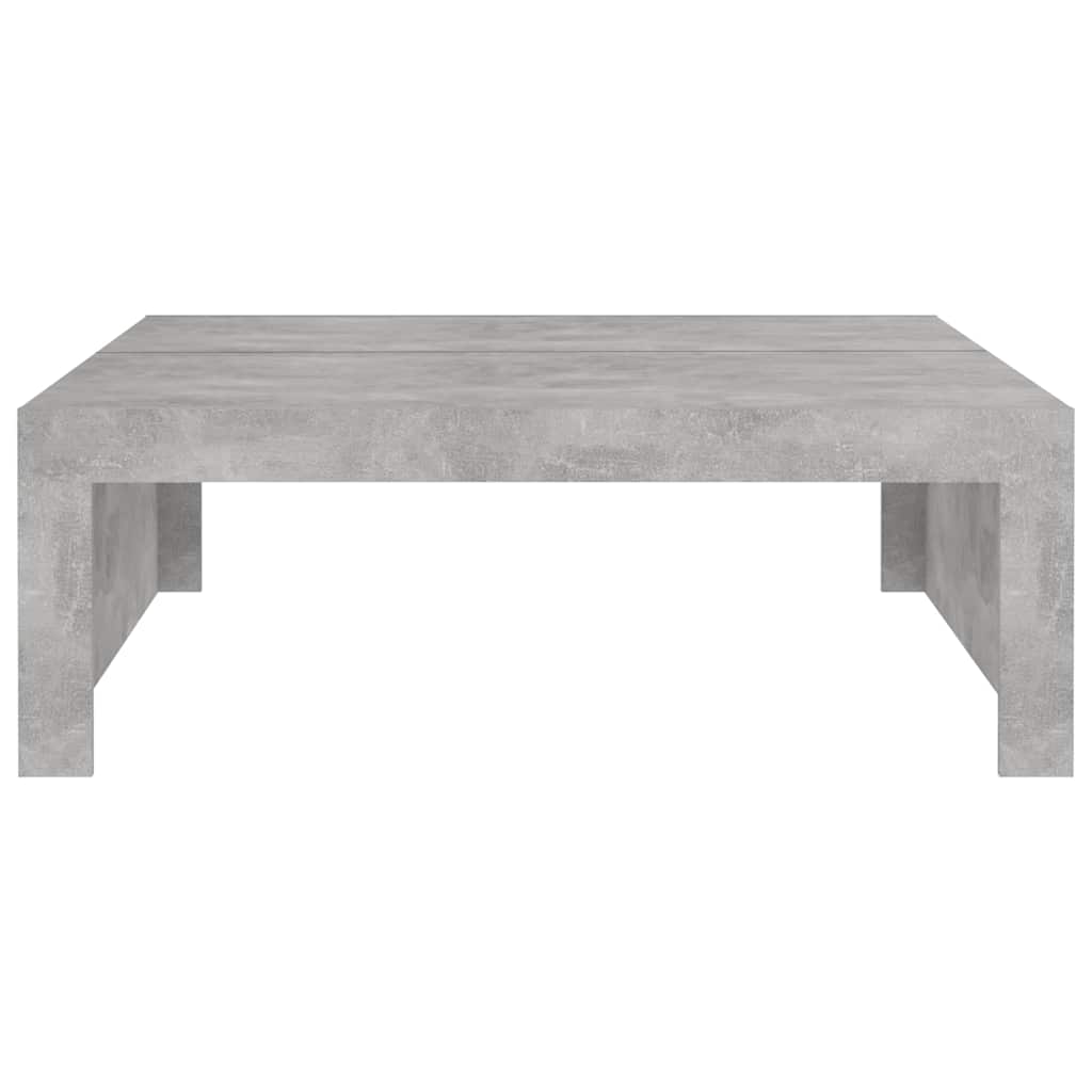 Konferenční Stolek Betonově Šedý 100X100X35 Cm Kompozitní Dřevo