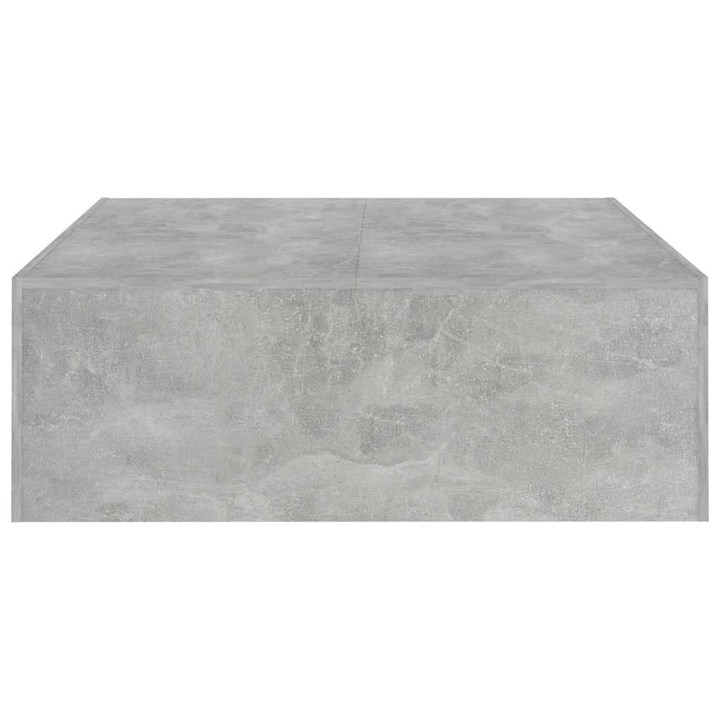 Konferenční Stolek Betonově Šedý 100X100X35 Cm Kompozitní Dřevo