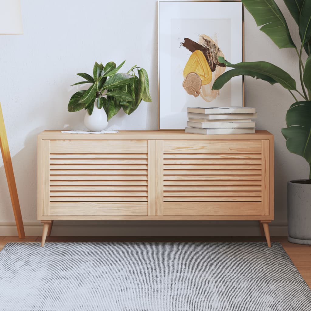 Nábytková Dvířka Lamelový Design 2 Ks 99,3 X 59,4 Cm Borovice