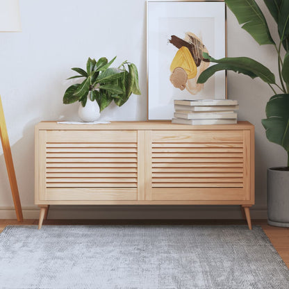 Nábytková Dvířka Lamelový Design 2 Ks 99,3 X 59,4 Cm Borovice