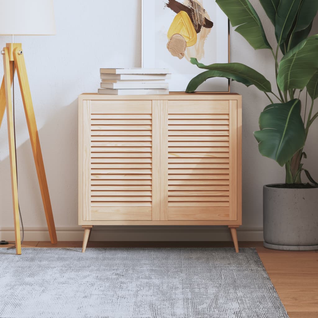 Nábytková Dvířka Lamelový Design 2 Ks 99,3 X 59,4 Cm Borovice