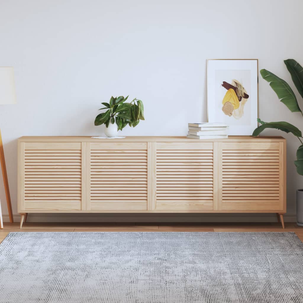 Nábytková Dvířka Lamelový Design 2 Ks 99,3 X 59,4 Cm Borovice