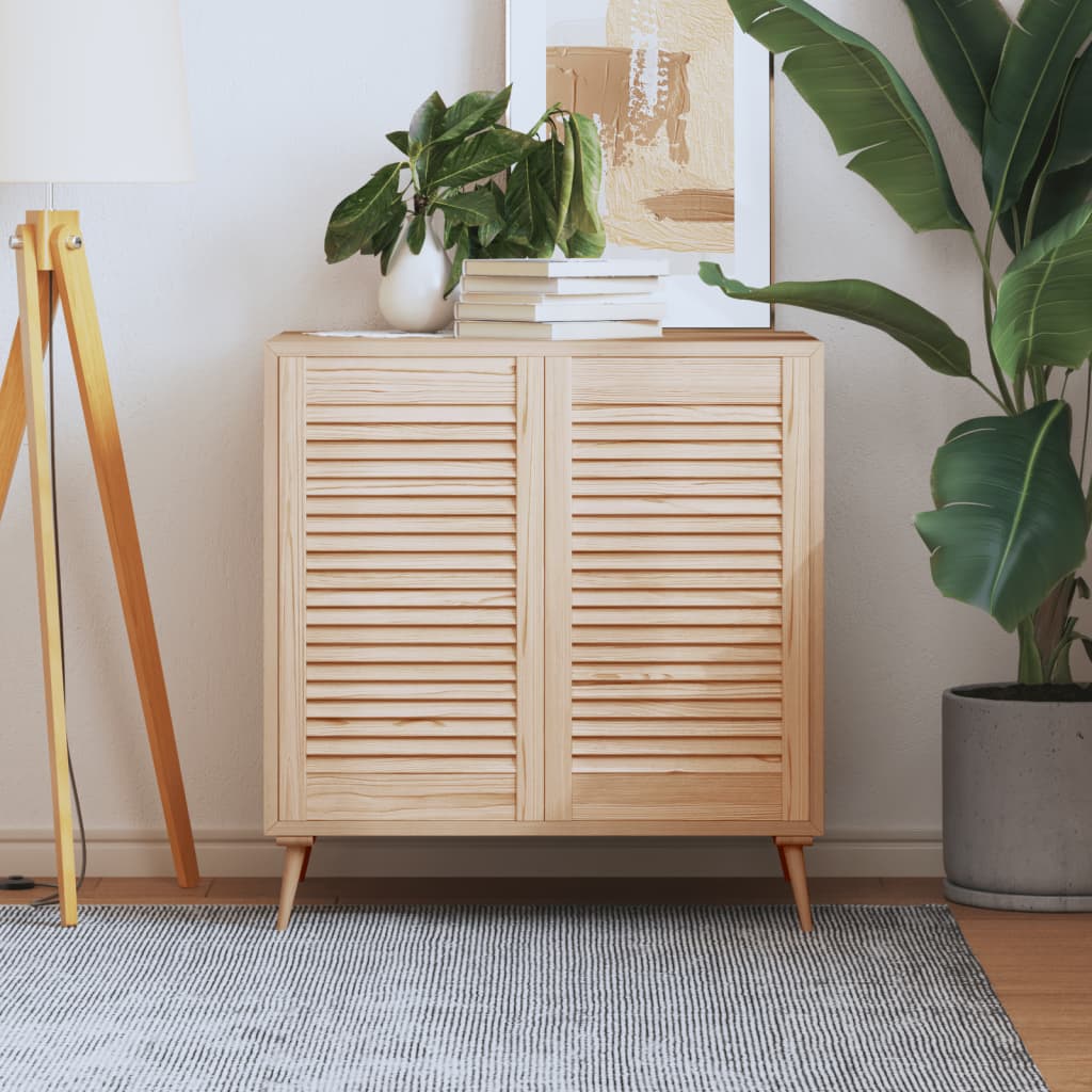 Nábytková Dvířka Lamelový Design 2 Ks 99,3 X 59,4 Cm Borovice