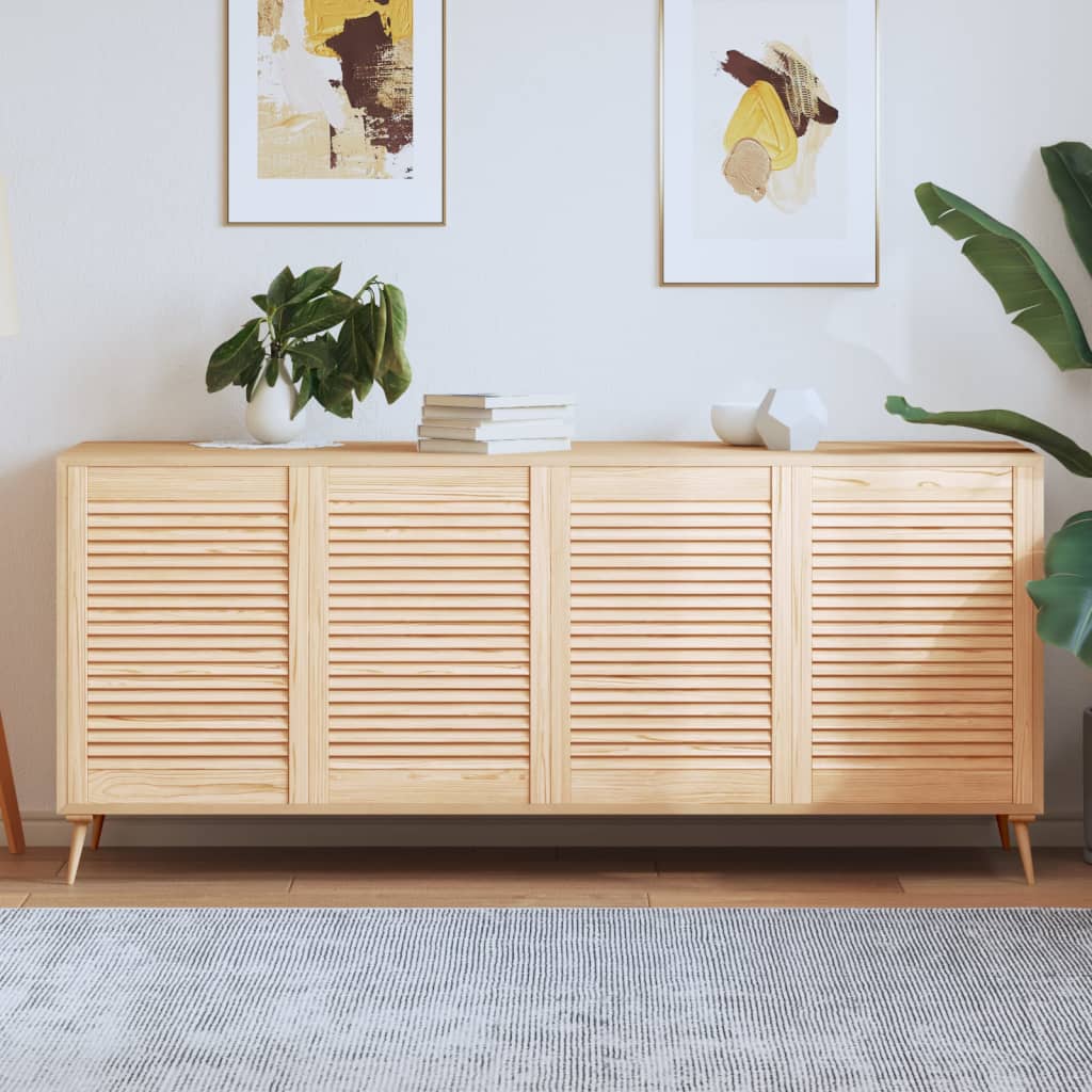 Nábytková Dvířka Lamelový Design 2 Ks 99,3 X 59,4 Cm Borovice