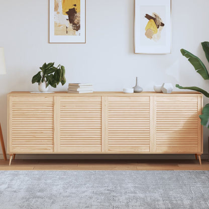 Nábytková Dvířka Lamelový Design 2 Ks 99,3 X 59,4 Cm Borovice