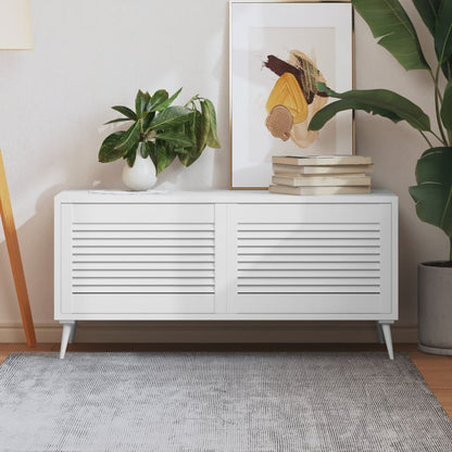 Nábytková Dvířka Lamelový Design 2 Ks 99,3 X 59,4 Cm Borovice