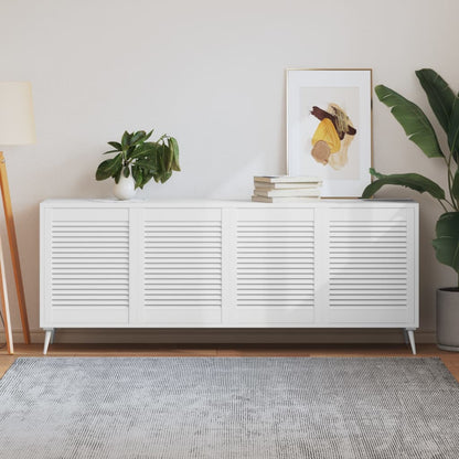 Nábytková Dvířka Lamelový Design 2 Ks 99,3 X 59,4 Cm Borovice