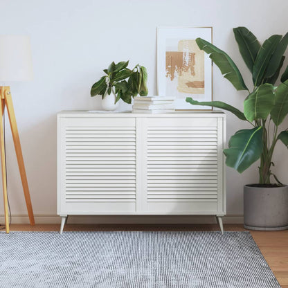 Nábytková Dvířka Lamelový Design 2 Ks 99,3 X 59,4 Cm Borovice