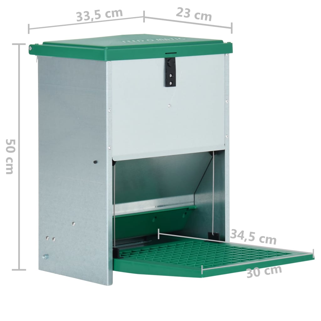Automatické Nášlapné Krmítko Pro Drůbež Feedomatic 12 Kg