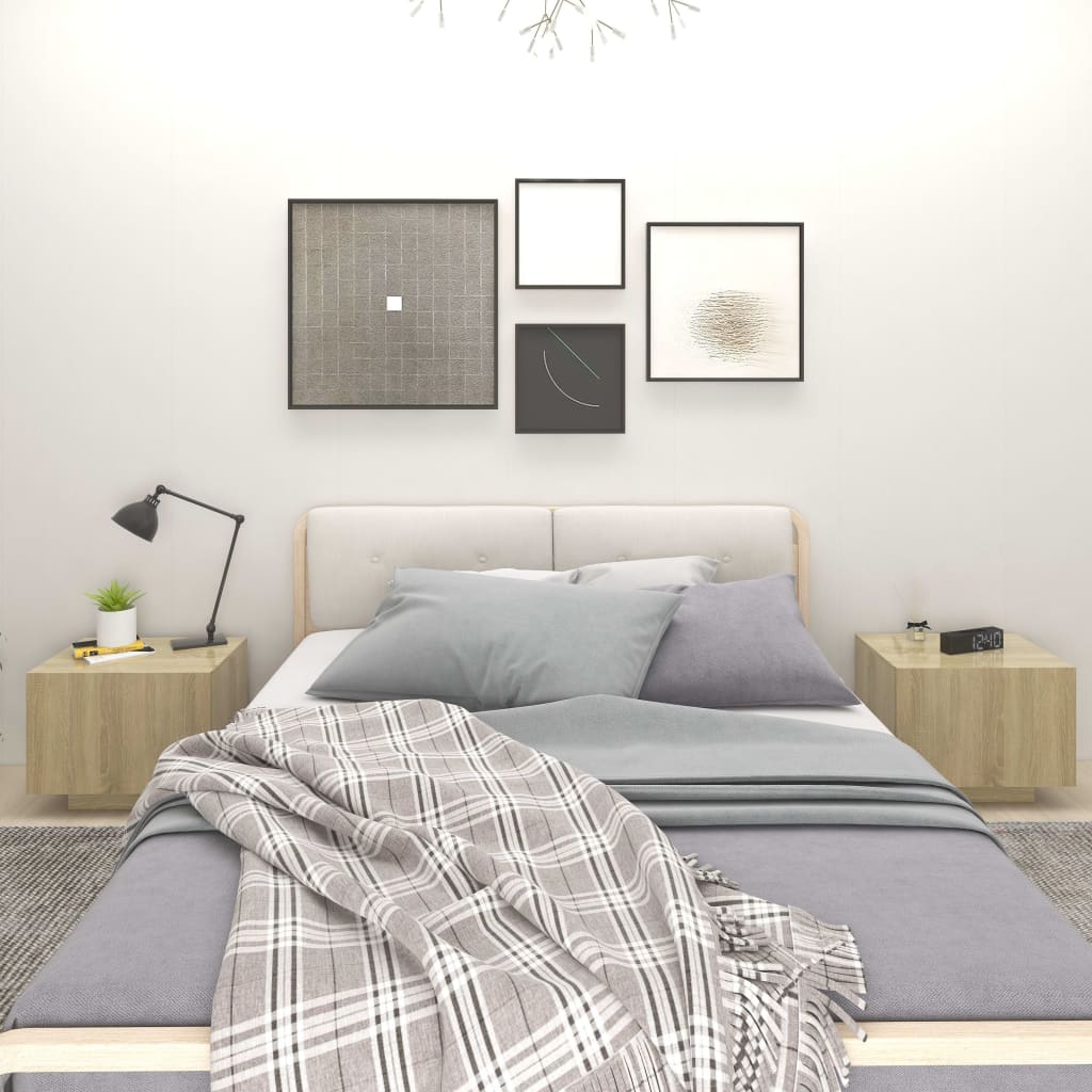 Noční Stolek 100 X 35 X 40 Cm Kompozitní Dřevo