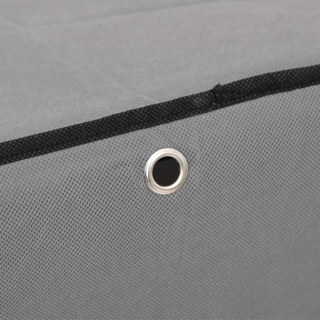 Botník Šedý 60 X 28 X Textil Šedá