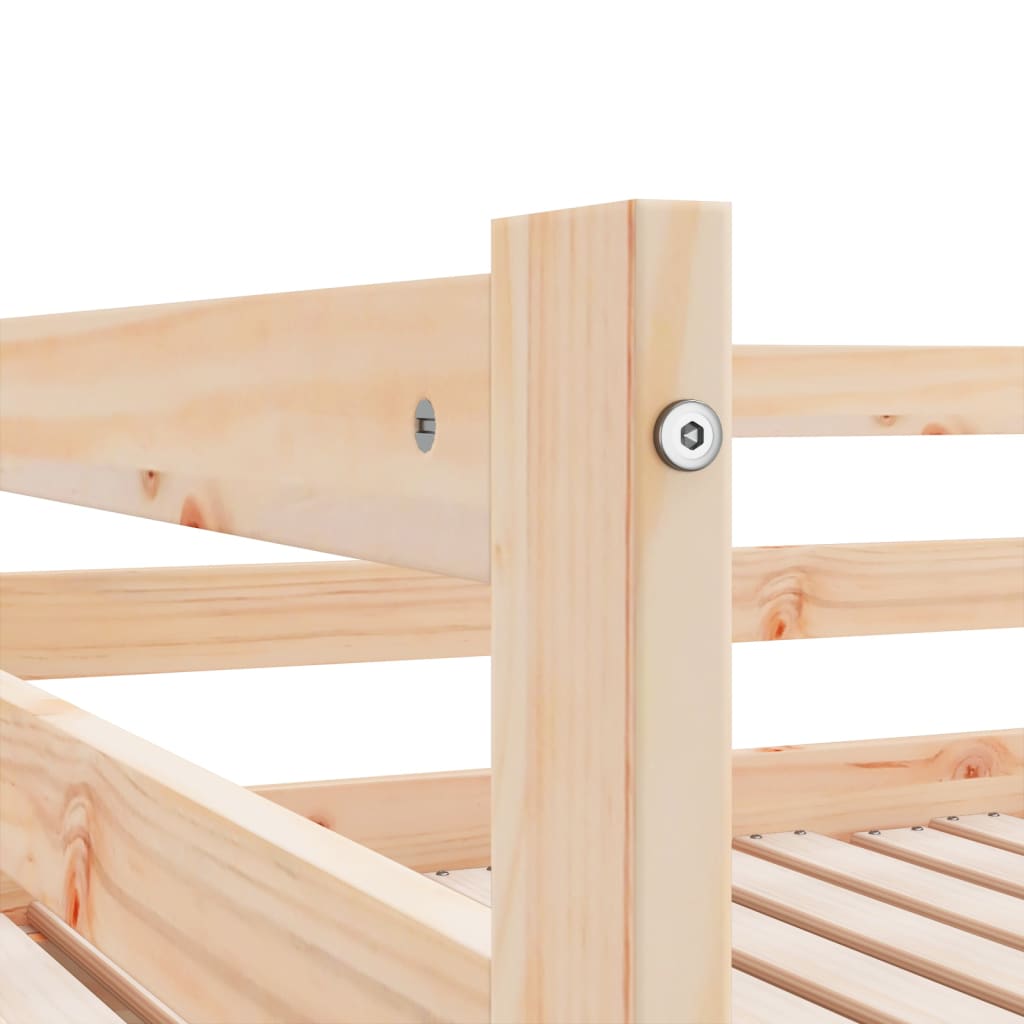 Výsuvná Válenda Masivní Borové Dřevo 2× (90 X 200 Cm)