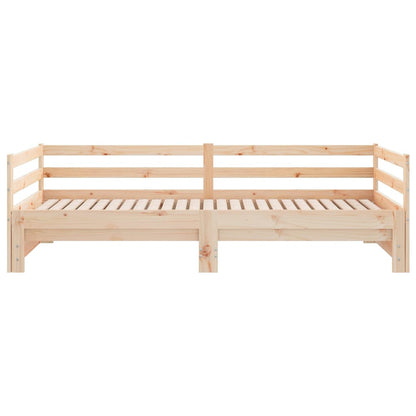 Výsuvná Válenda Masivní Borové Dřevo 2× (90 X 200 Cm)