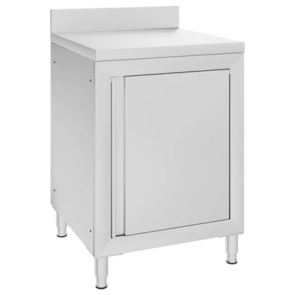 Gastro Kuchyňské Skříňky 2 Ks Nerezová Ocel