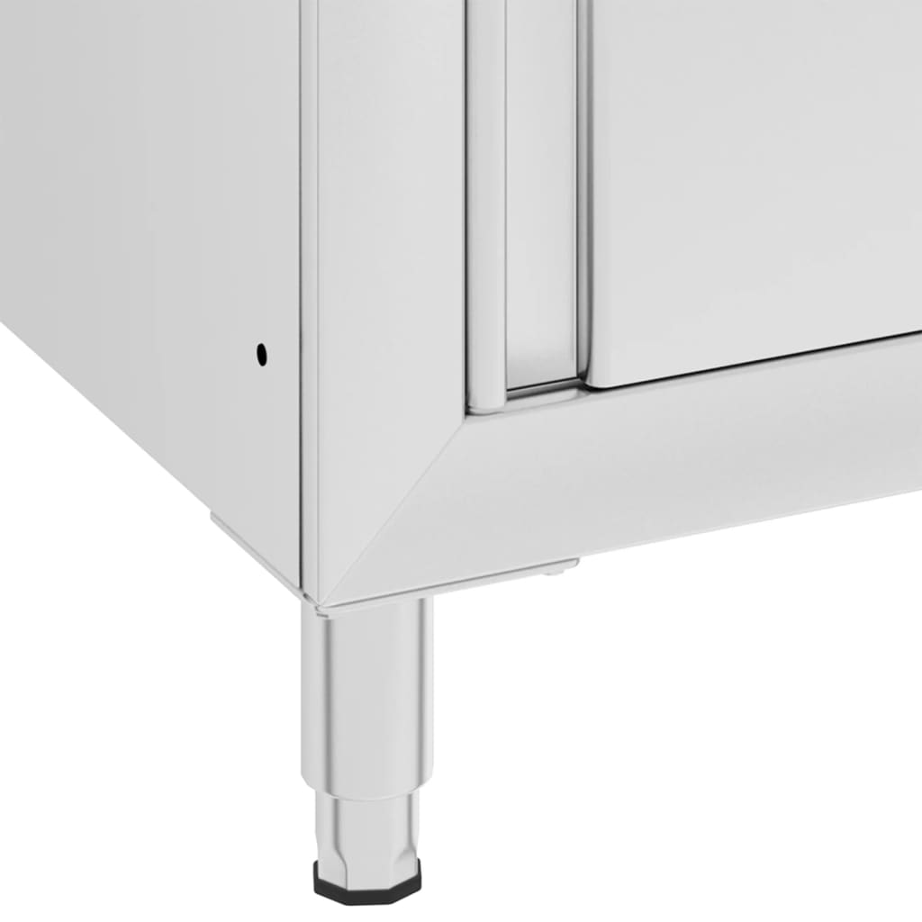 Gastro Kuchyňské Skříňky 2 Ks Nerezová Ocel