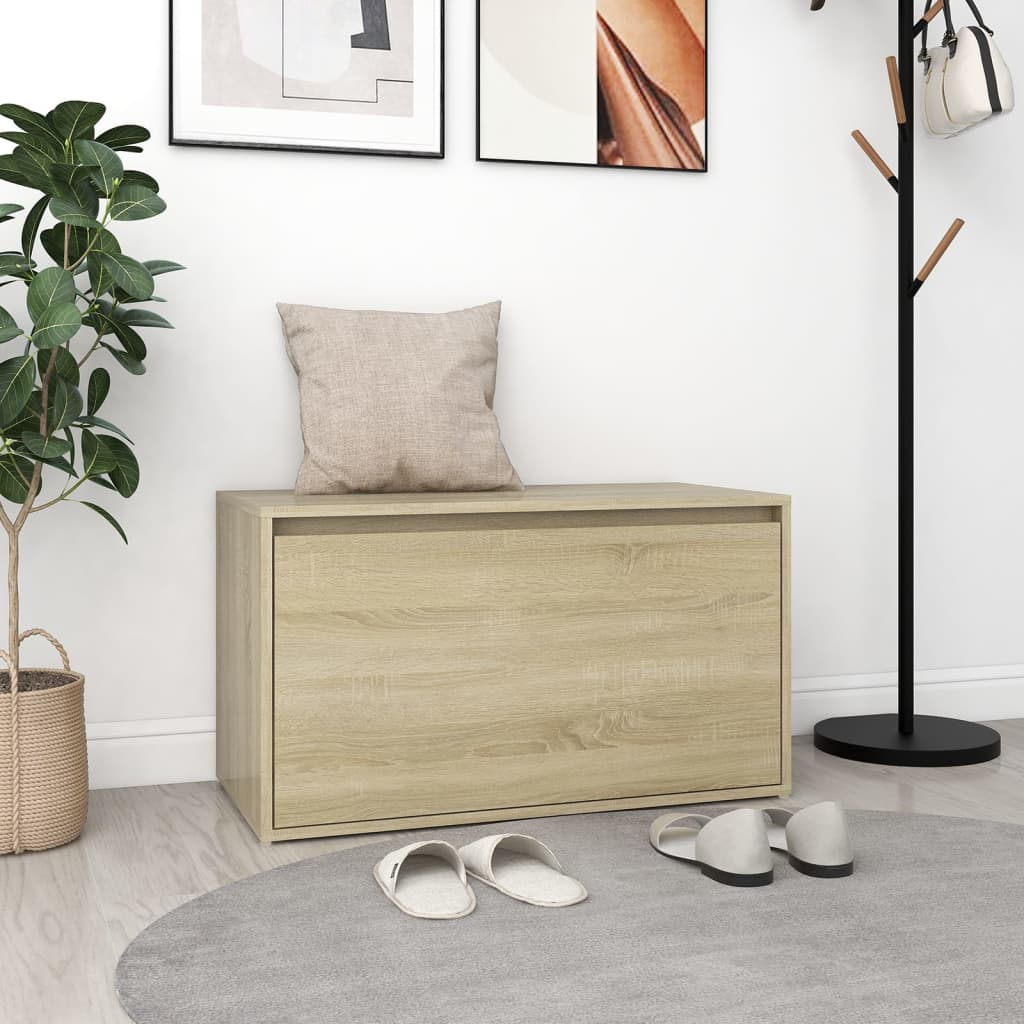Lavice Do Předsíně 80X40X45 Cm Betonově Šedá Kompozitní Dřevo