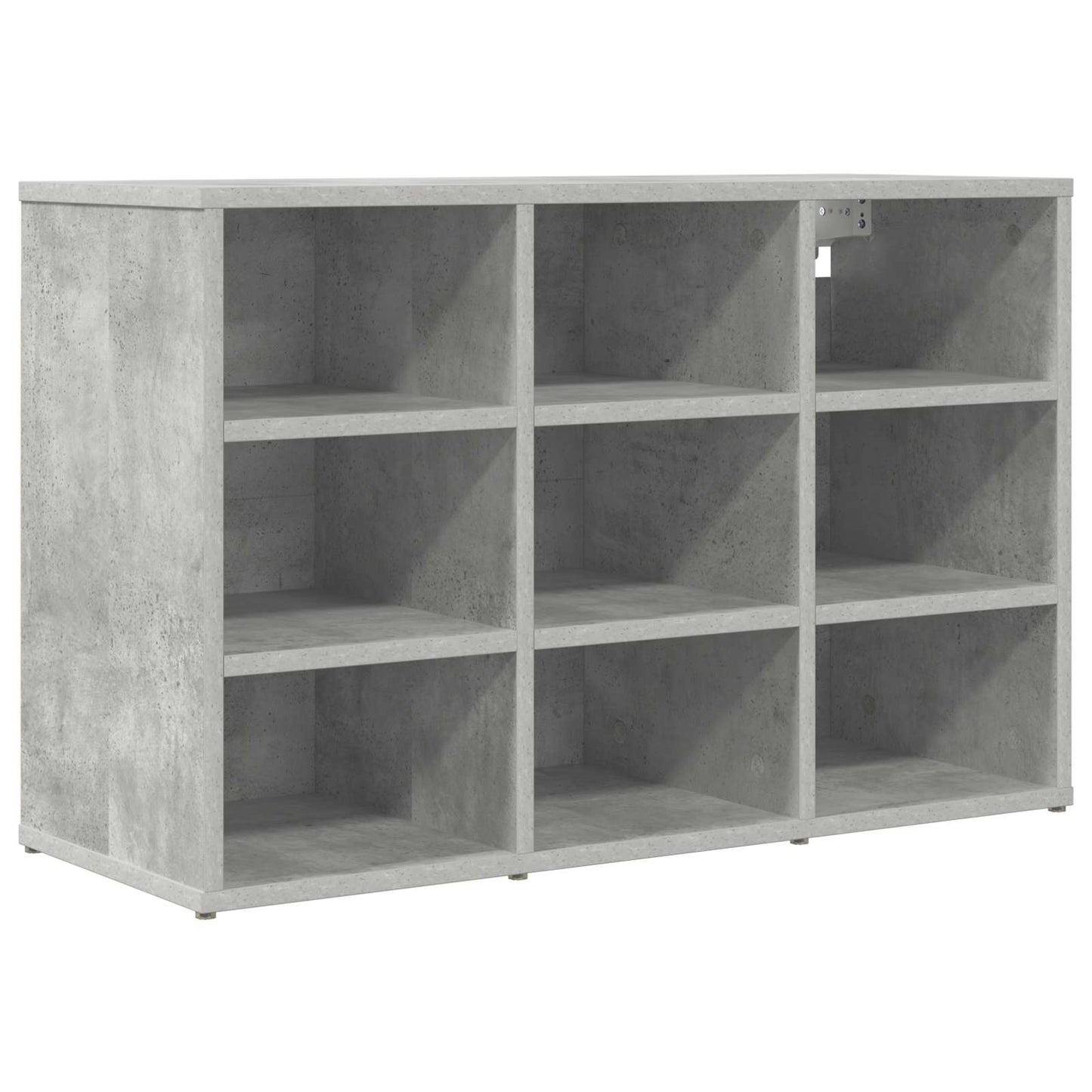 Skříň Na Obuv 77,5 X 30 X 51 Cm Kompozitní Dřevo Betonová Šedá