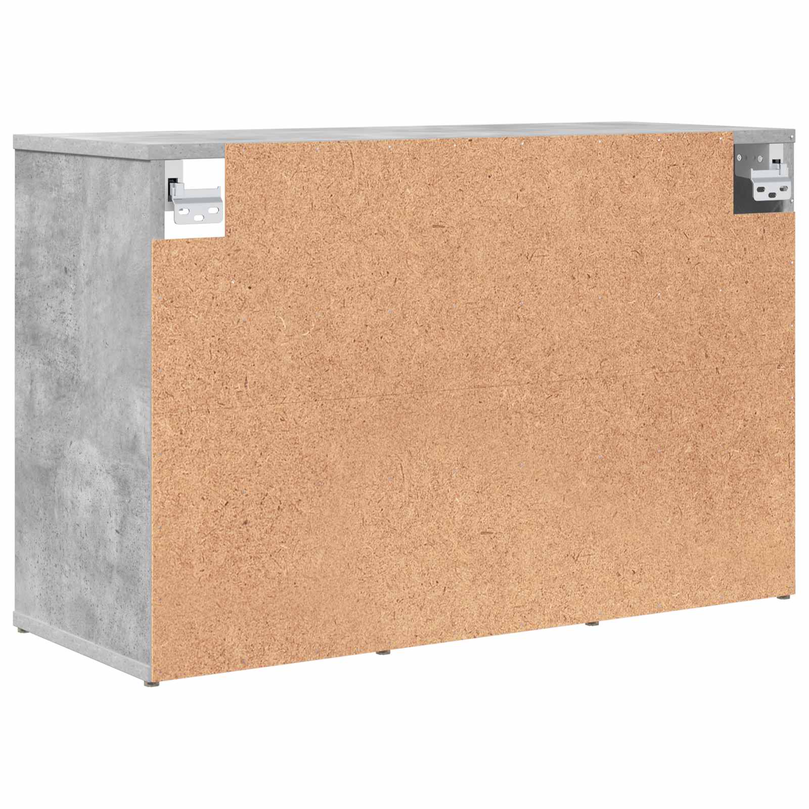 Skříň Na Obuv 77,5 X 30 X 51 Cm Kompozitní Dřevo Betonová Šedá