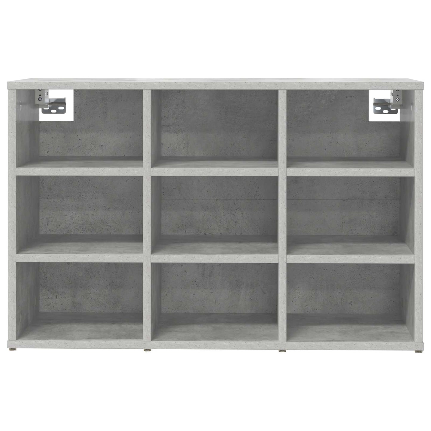 Skříň Na Obuv 77,5 X 30 X 51 Cm Kompozitní Dřevo Betonová Šedá