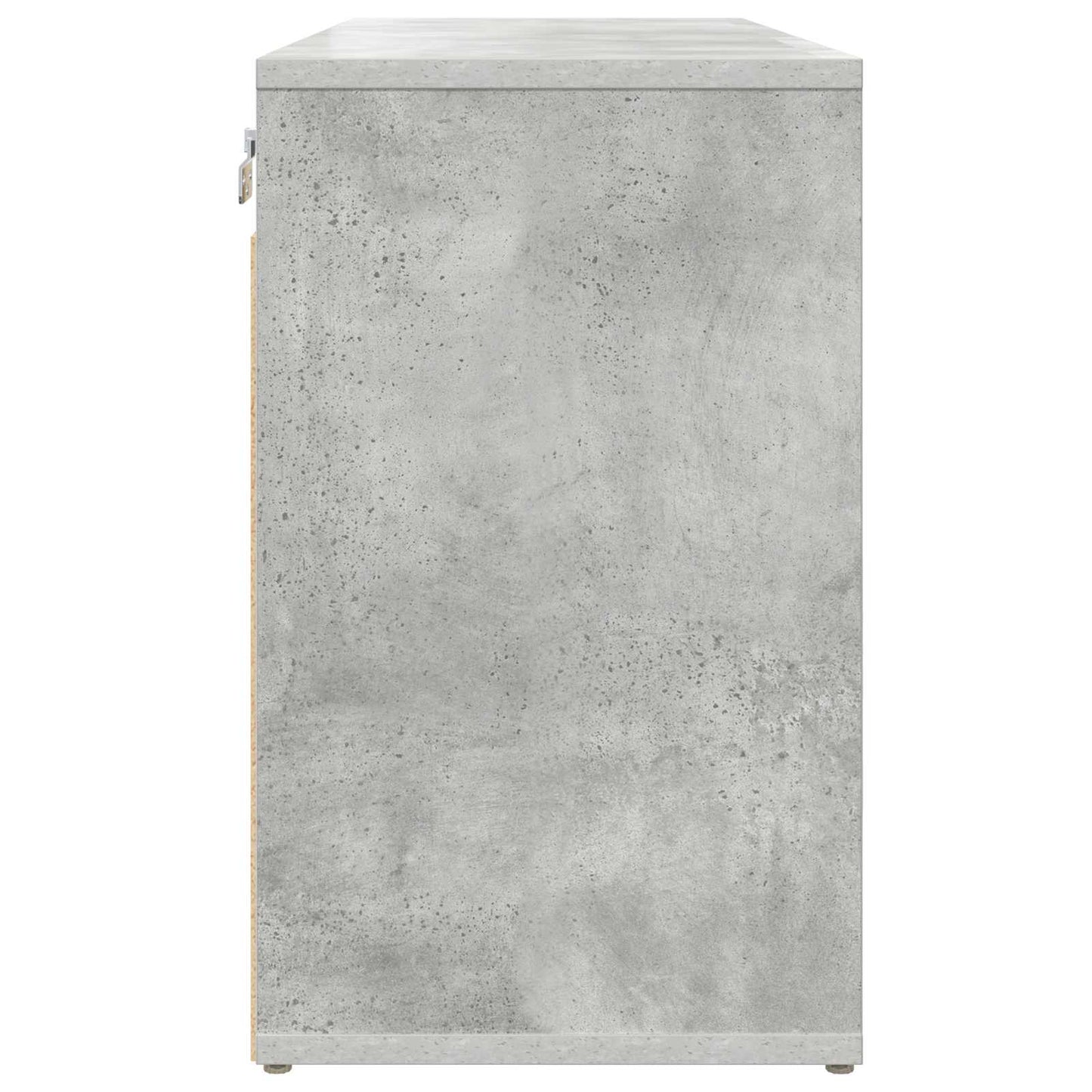 Skříň Na Obuv 77,5 X 30 X 51 Cm Kompozitní Dřevo Betonová Šedá