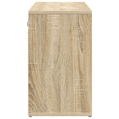 Skříň Na Obuv 103 X 30 X 51 Cm Kompozitní Dřevo Sonoma Dub