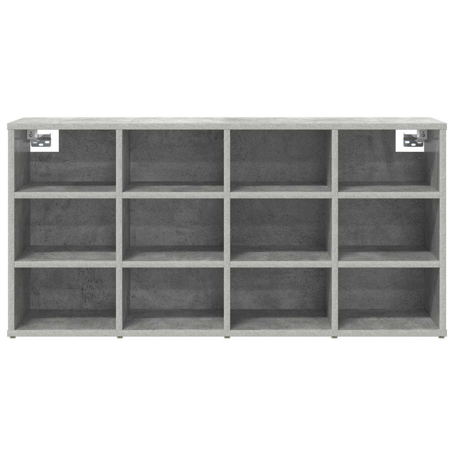 Skříň Na Obuv 103 X 30 X 51 Cm Kompozitní Dřevo Betonová Šedá
