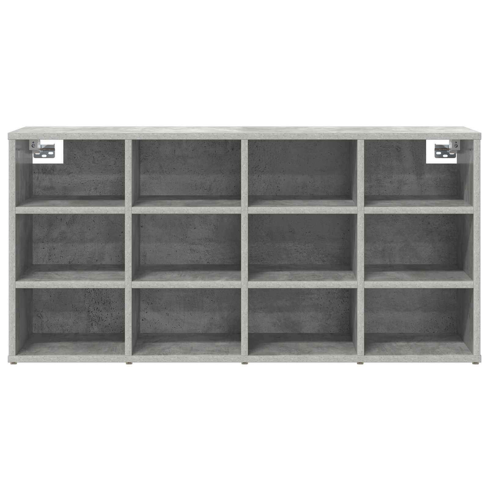 Skříň Na Obuv 103 X 30 X 51 Cm Kompozitní Dřevo Betonová Šedá
