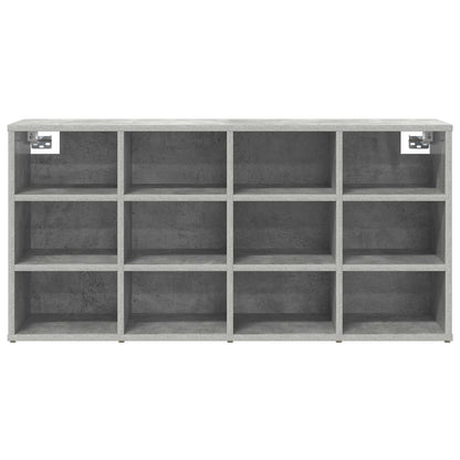 Skříň Na Obuv 103 X 30 X 51 Cm Kompozitní Dřevo Betonová Šedá