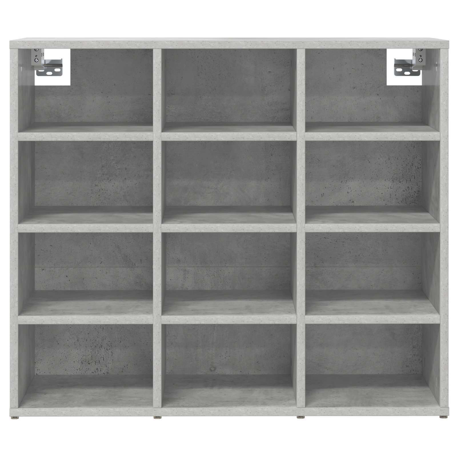 Skříň Na Obuv 77,5 X 30 X 67 Cm Kompozitní Dřevo Betonová Šedá