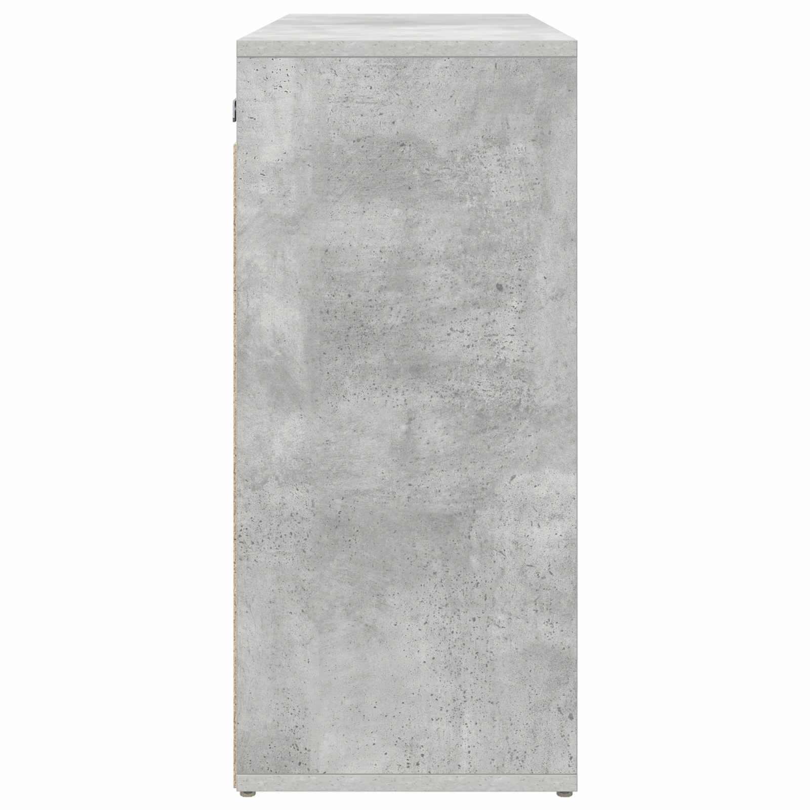 Skříň Na Obuv 77,5 X 30 X 67 Cm Kompozitní Dřevo Betonová Šedá