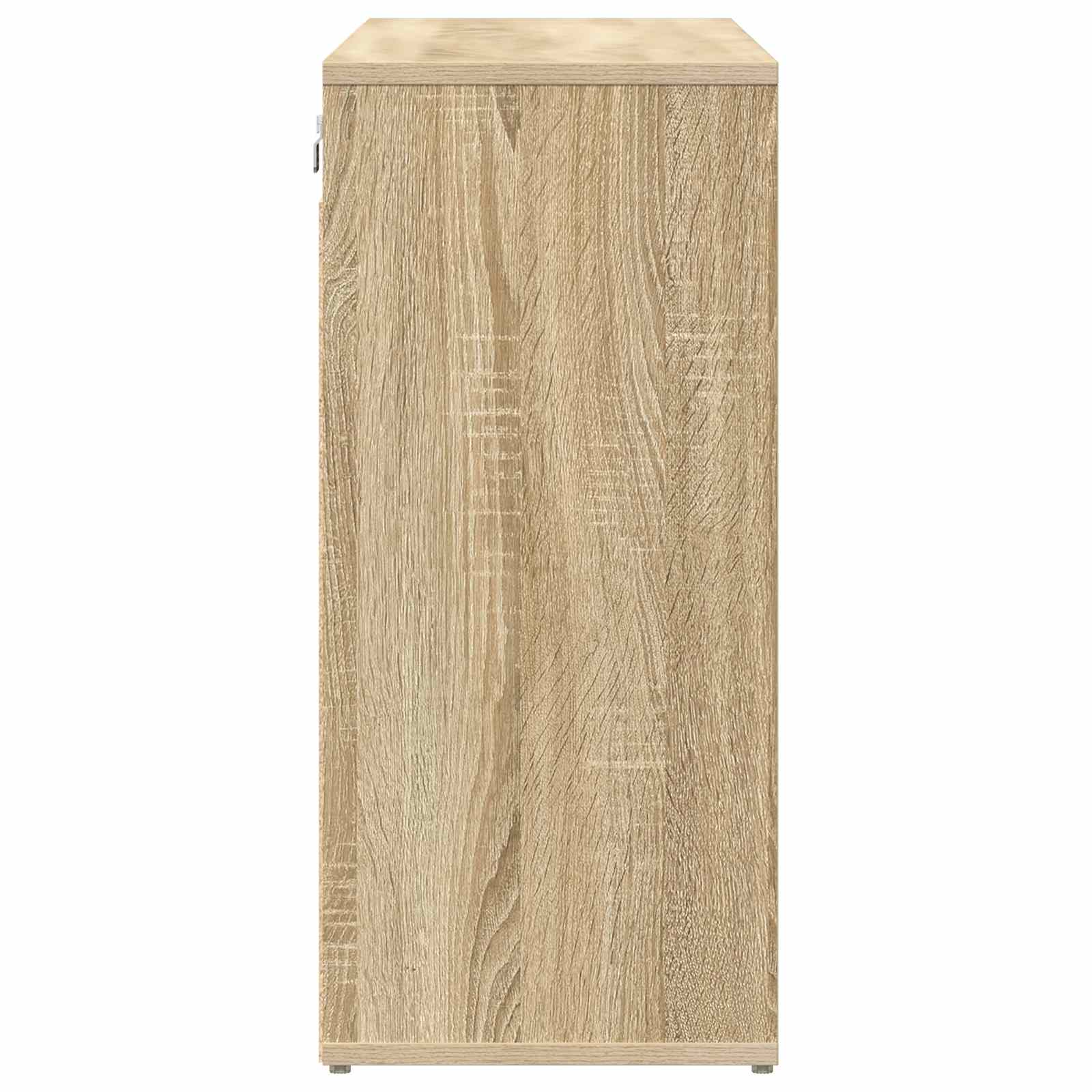 Skříň Na Obuv 103 X 30 X 67 Cm Kompozitní Dřevo Sonoma Dub