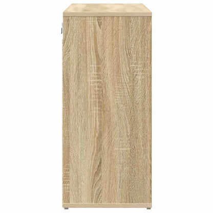 Skříň Na Obuv 103 X 30 X 67 Cm Kompozitní Dřevo Sonoma Dub
