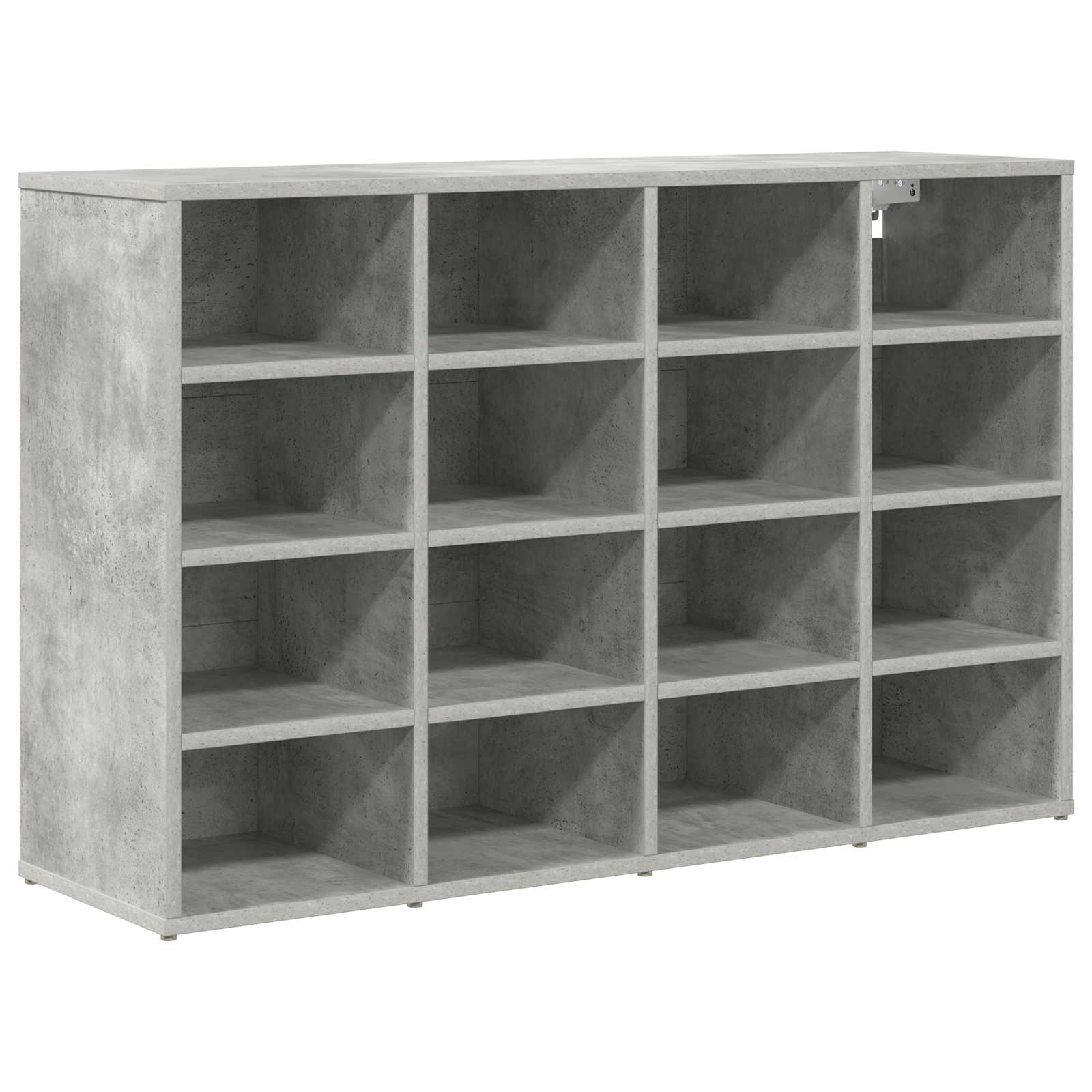 Skříň Na Obuv 103 X 30 X 67 Cm Kompozitní Dřevo Betonová Šedá