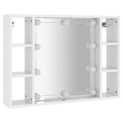 Zrcadlová Skříňka S Led 76X15X55 Cm