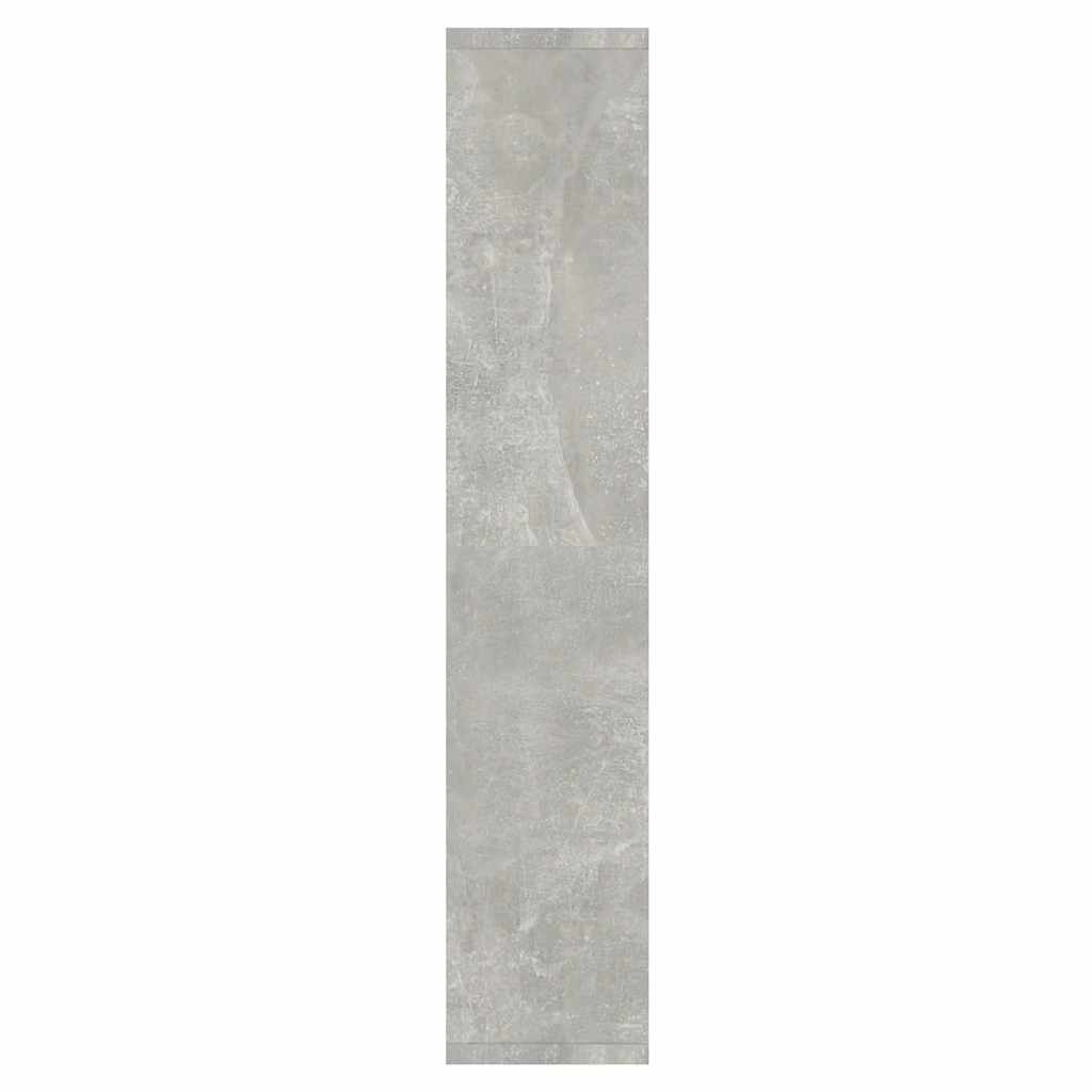 Zrcadlová Skříňka S Led Betonově Šedá 91 X 15 X 76,5 Cm