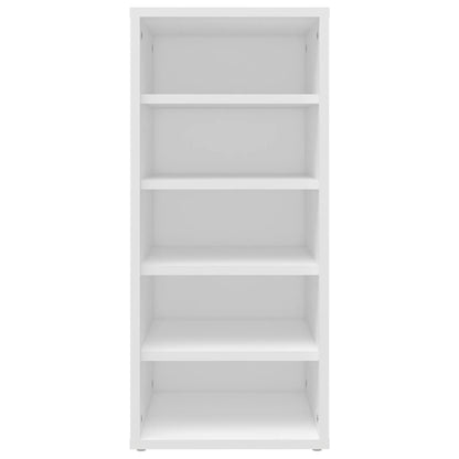 Botník Bílý 31,5 X 35 X 70 Cm Kompozitní Dřevo