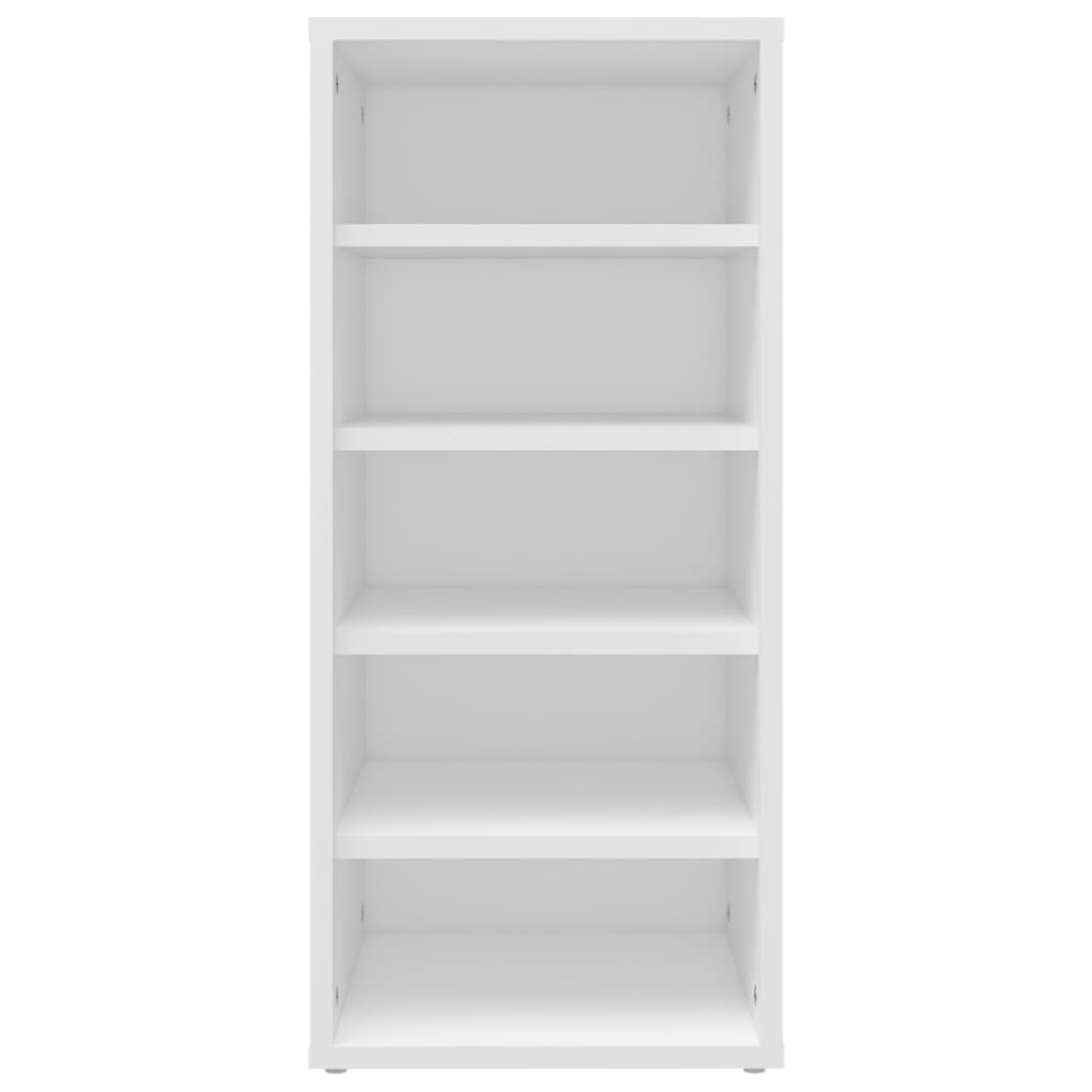 Botníky 2 Ks Bílé 31,5 X 35 X 70 Cm Kompozitní Dřevo