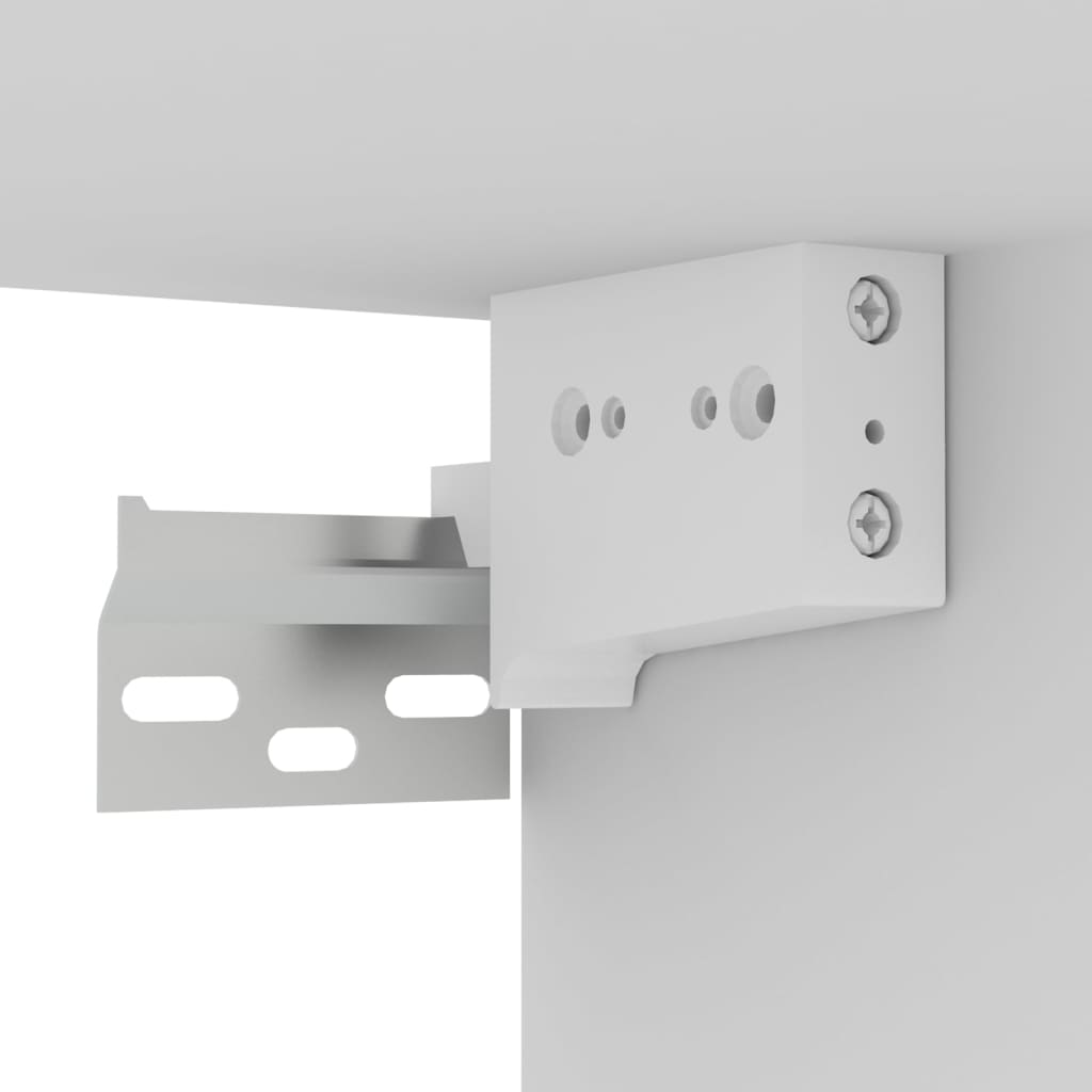 Botníky 2 Ks Bílé 31,5 X 35 X 70 Cm Kompozitní Dřevo