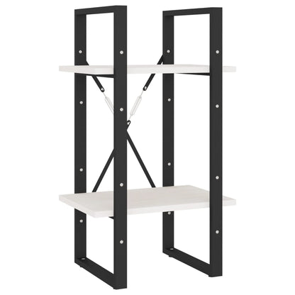 Knihovna S 5 Policemi 40 X 30 X 175 Cm Borové Dřevo