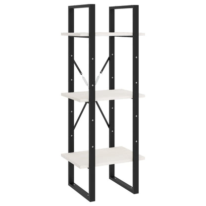 Knihovna S 5 Policemi 40 X 30 X 175 Cm Borové Dřevo