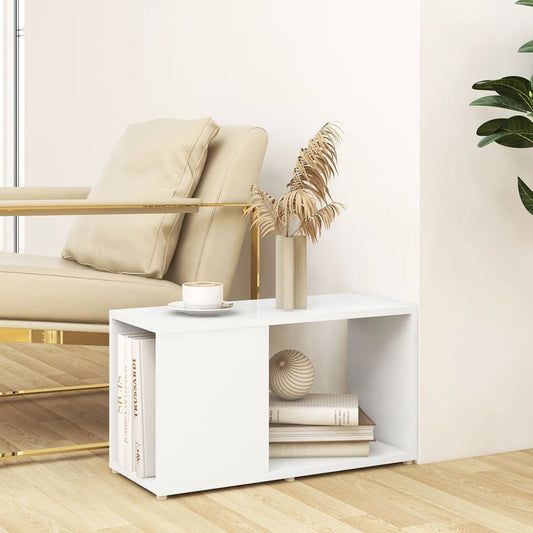 Tv Skříňka Bílá 60 X 24 X 32 Cm Dřevotříska