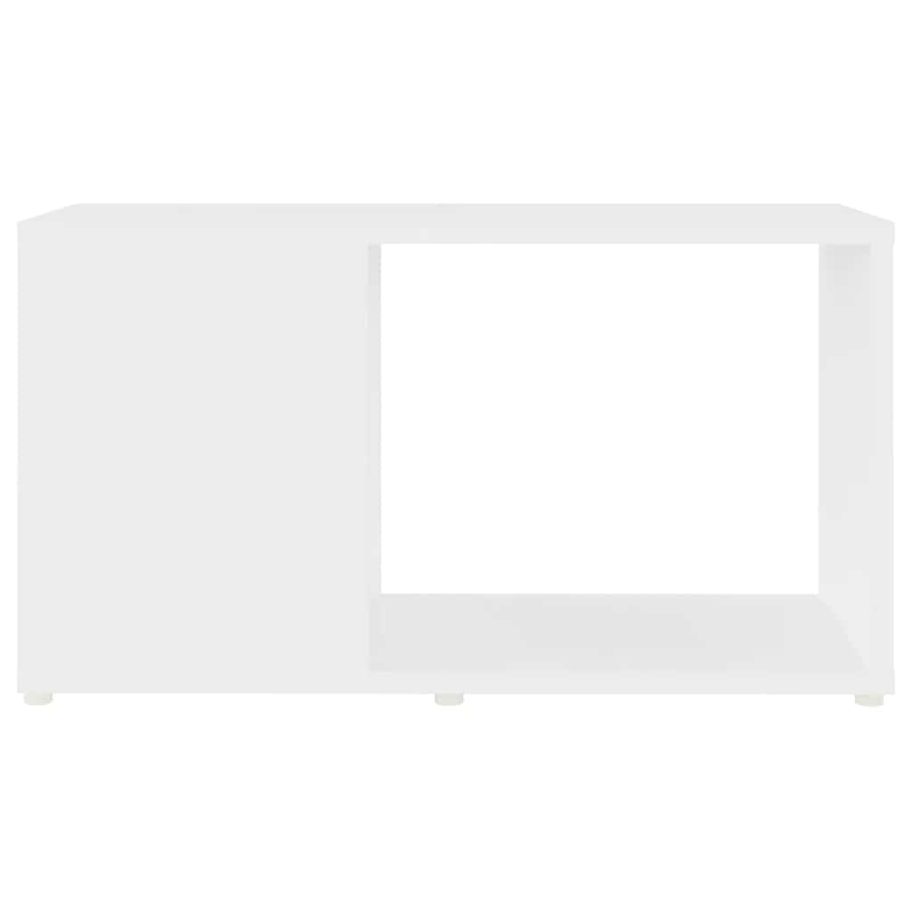 Tv Skříňka Bílá 60 X 24 X 32 Cm Dřevotříska
